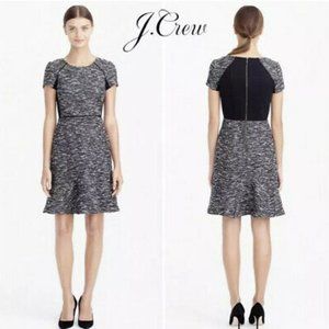 J. Crew mixed tweed fit & flare dress